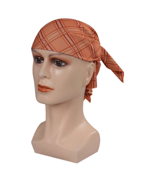 Adult Pirate Plaid Headscarf Cosplay Halloween Costume Accessories