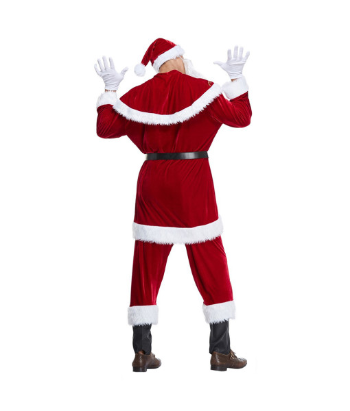 Adult Santa Claus Outfit Fullset Cosplay Chirstmas Costume