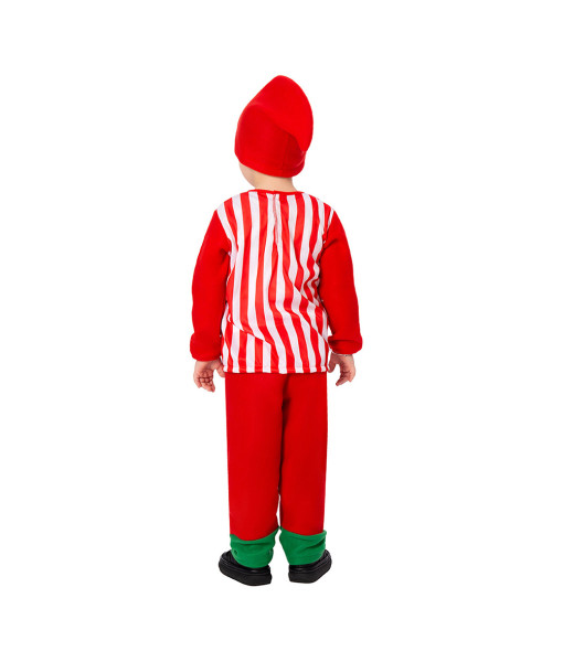 Kids Children Gift Box Red Outfit Chirstmas Costume