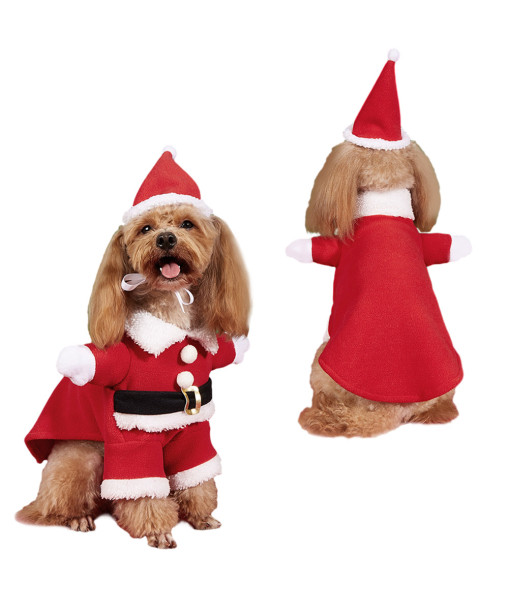 Pet Dog Funny Chirstmas Santa Claus Halloween Costume