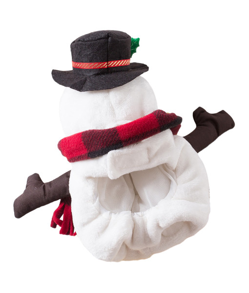 Pet Dog Funny Chirstmas Snowman Outfit Halloween Costume