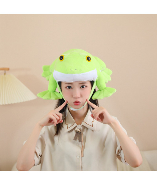 3D Frog Headgear Hat 