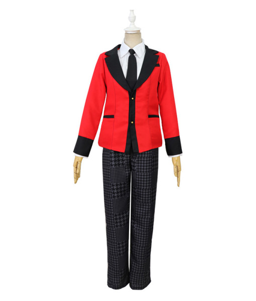 Men Red School Uniform Outfit JK Uniform Halloween Costume