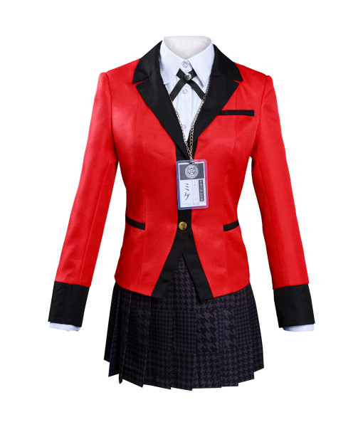 Women Red Suit Skirt School Uniform JK Uniform Halloween Costume