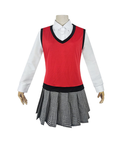 Women Red Vest School Uniform JK Uniform Halloween Costume