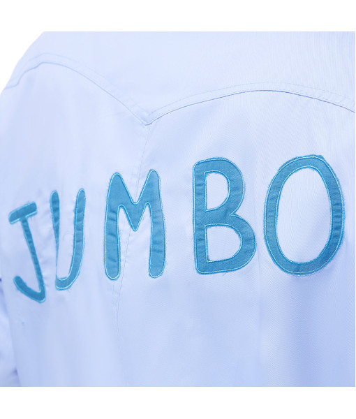 1980s Hip Hop Blue Jacket Jimbo Men Halloween Costume