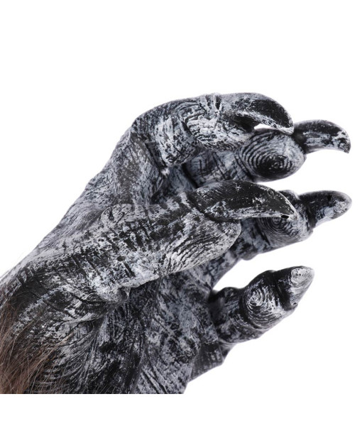 Adult Fur Claws Werewolf Role Play Halloween Costume Accessories