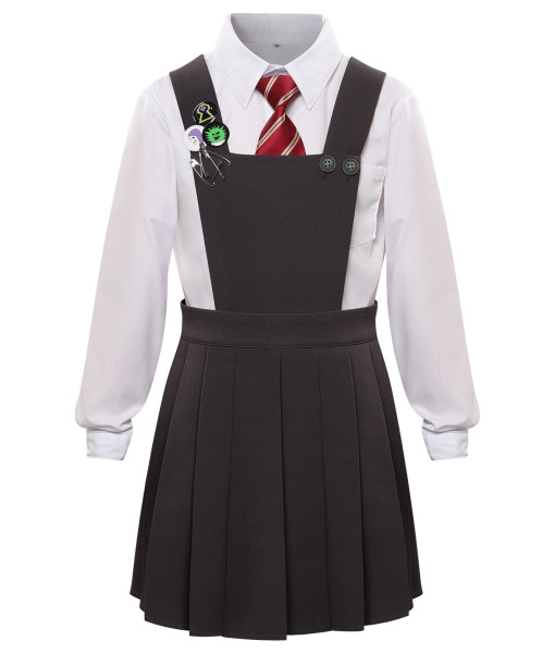 Girl Black Dress Uniform Musical Stage Kids Halloween Costume