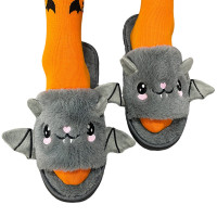 Bat Plush Slippers Socks 2 Pcs Shoes Halloween Special