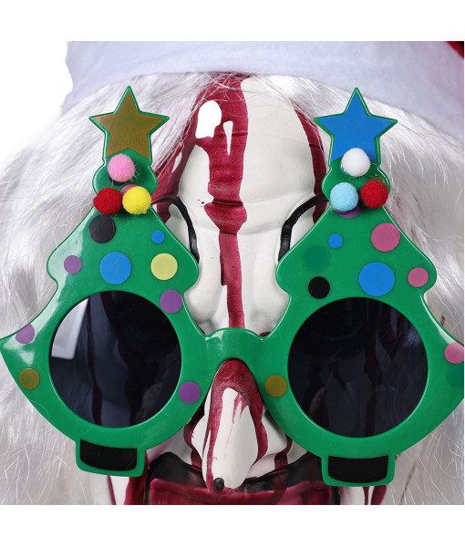 Horror Clown Mask Christmas Version Halloween Christmas Costume Accessories