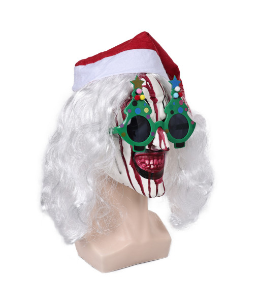 Horror Clown Mask Christmas Version Halloween Christmas Costume Accessories