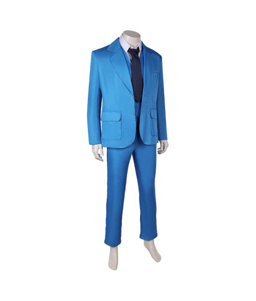 Men Blue Suit Fullset Uniform