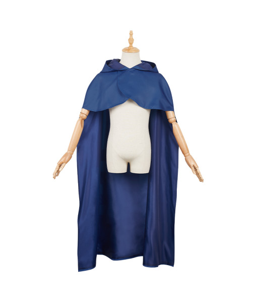 Blue Cape with Mark Fantasy Game Halloween Costume