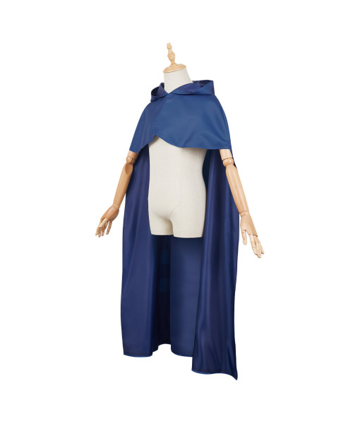 Blue Cape with Mark Fantasy Game Halloween Costume