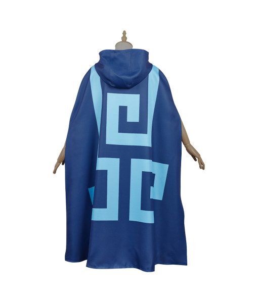 Blue Cape with Mark Fantasy Game Halloween Costume