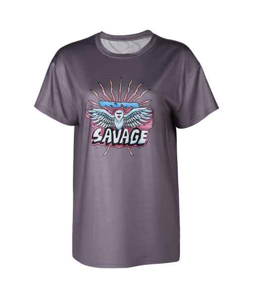 Teen Savage Pigeon Printed Shirt 