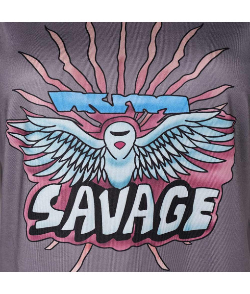 Teen Savage Pigeon Printed Shirt 