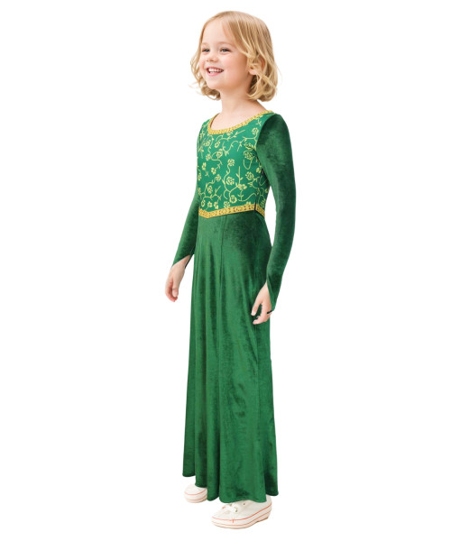 Princess Green Gown Girl Kids Halloween Costume