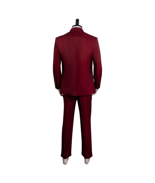 Men 80s Red Suit Horror Halloween Costume