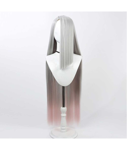 White Long Side Fringe Long Hair Halloween Costume Accessories