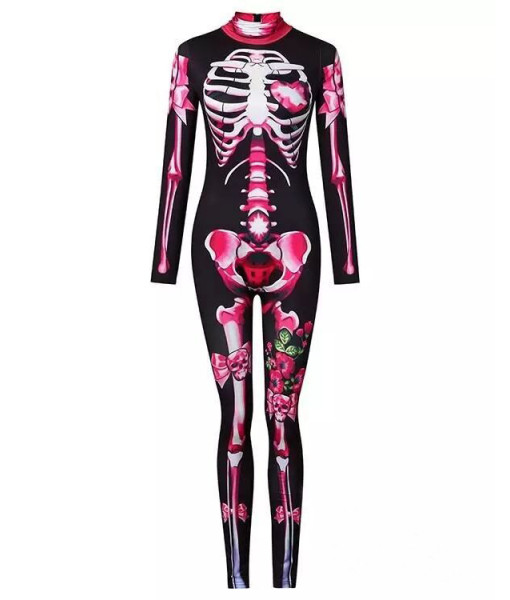 Kids Skeleton Suit 3D Printed Day of the Dead Halloween Costume