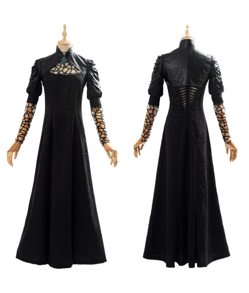 Yennefer The Witcher Yennefer of Vengerberg Black Party Long Dress Cosplay Costume
