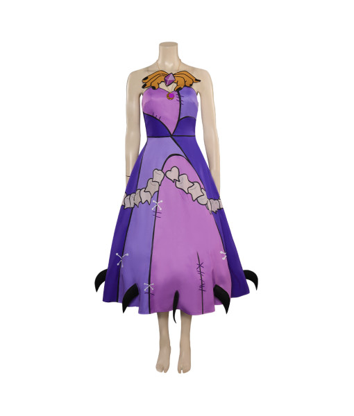 Luz Noceda The Owl House 3 Purple Dress Cosplay Costume 