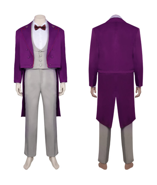 Men 1960s Purple Suit Tuxedo Pron Formal Occassion Uniform