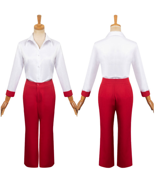 2023 Movie Red Pants White Shirt Cosplay Costume