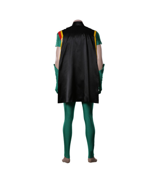 Robin Teen Titans Richard John "Dick" Grayson Nightwing Jumpsuit Cosplay Costume