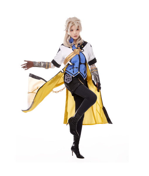 Game Genshin Impact Albedo Outfit Halloween Carnival Costume Cosplay Costume