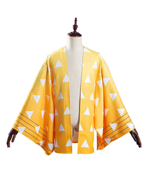Men Yellow Kimono Coat Halloween Costume