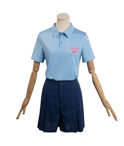 2023 Doll Movie Blue Postman Shirt Cosplay Costume