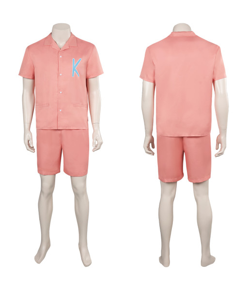 Men Pink Beaches Shirts Pants Outfit