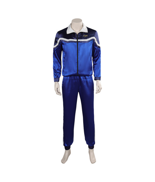 Men Blue Sweat Suit Sportswear Outfit