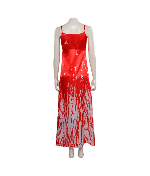 Women Horror Blood Stained Dress Halloween Costume