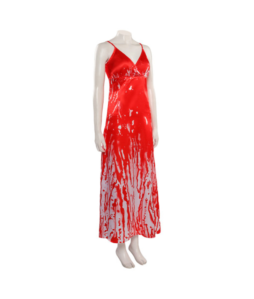 Women Horror Blood Stained Dress Halloween Costume