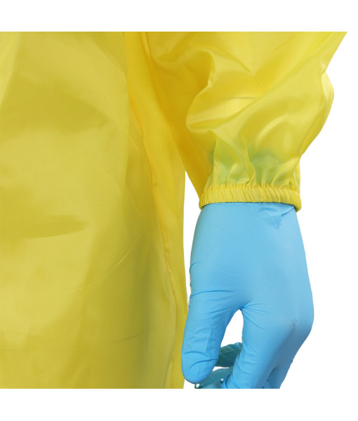Breaking Bad Hazmat Lab Walter White Jumpsuit Costume with Half Mask Gloves