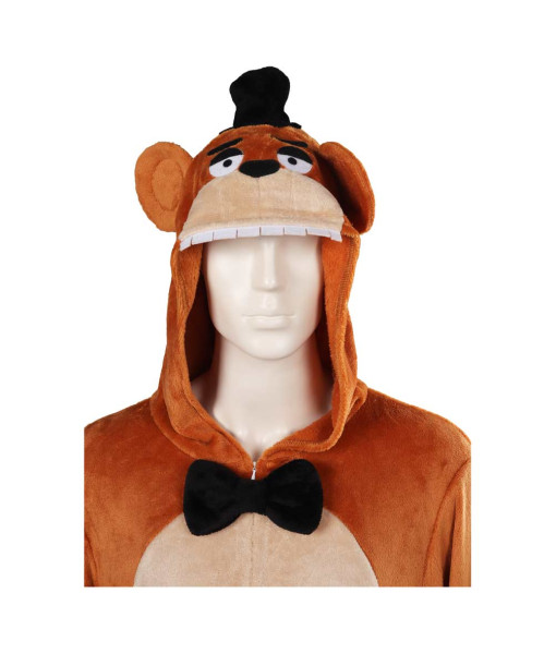 Adult Brown Bear Pajamas Animal Onesie Halloween Costume