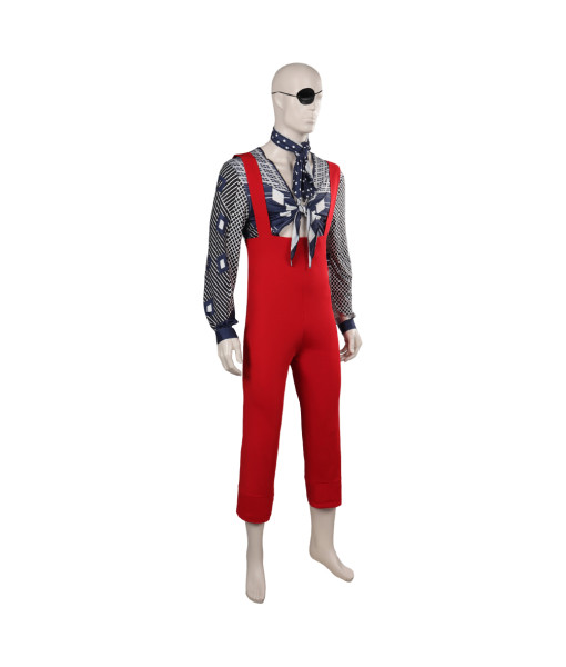 Men 80s Vintage Rockstar Outfit Halloween Costume