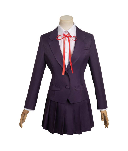 Women Claret School Uniform Suit JK Girl Halloween Costume