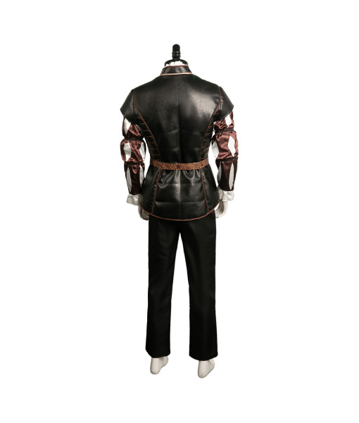 Men Medieval Fantasy Leather Vest Suit Palace Style Halloween Costume