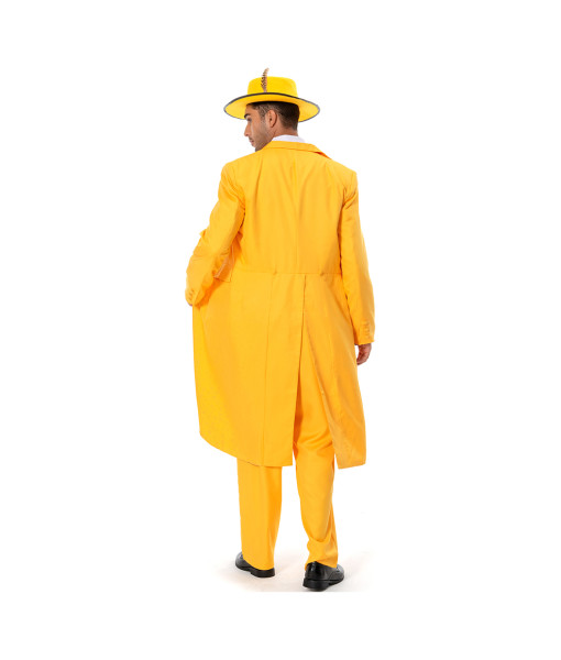 Stanley Ipkiss The Mask Jim Carrey Yellow Suit Men Uniform Cosplay Costume