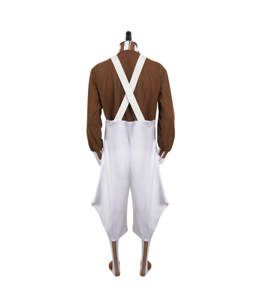 Oompa Loompa Charlie and the Chocolate Factory Gnome Dwarf Worker Cosplay Costume