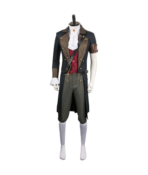 Men Steampunk Uniform Luxury Set Halloween Costume