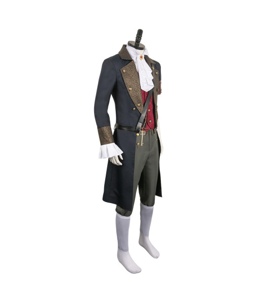 Men Steampunk Uniform Luxury Set Halloween Costume