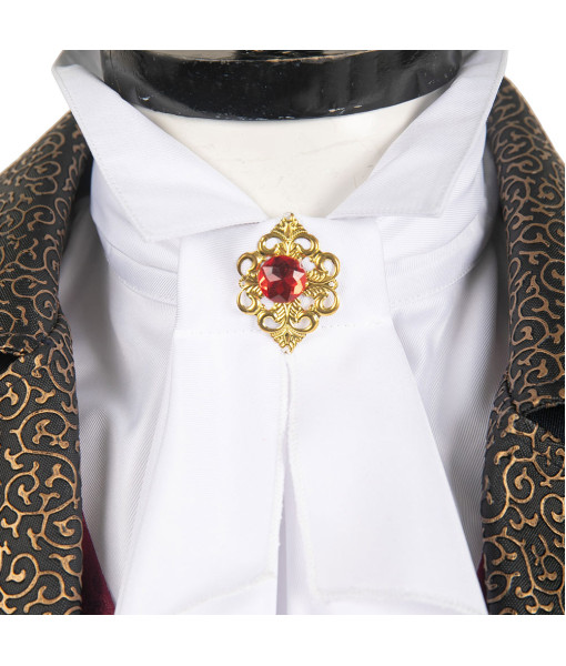 Men Steampunk Uniform Luxury Set Halloween Costume
