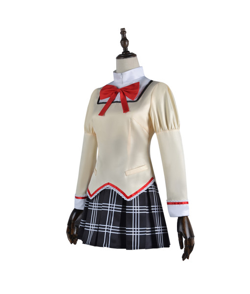 Women Beige School Uniform JK Girl Halloween Costume