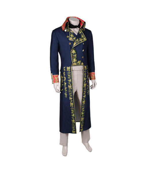 Man French General Royal Coat Napoleon Bonaparte General's Uniform Halloween Costume