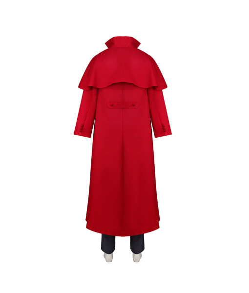 Red Coat Vampire Gentlemen Cosplay Halloween Costume